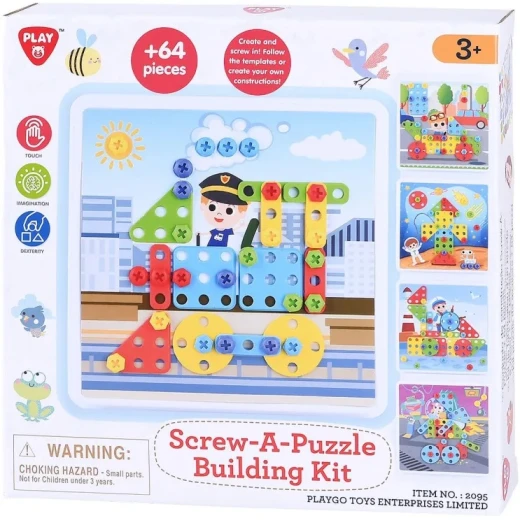 Play Go | Screw A Puzzle Building Kit'